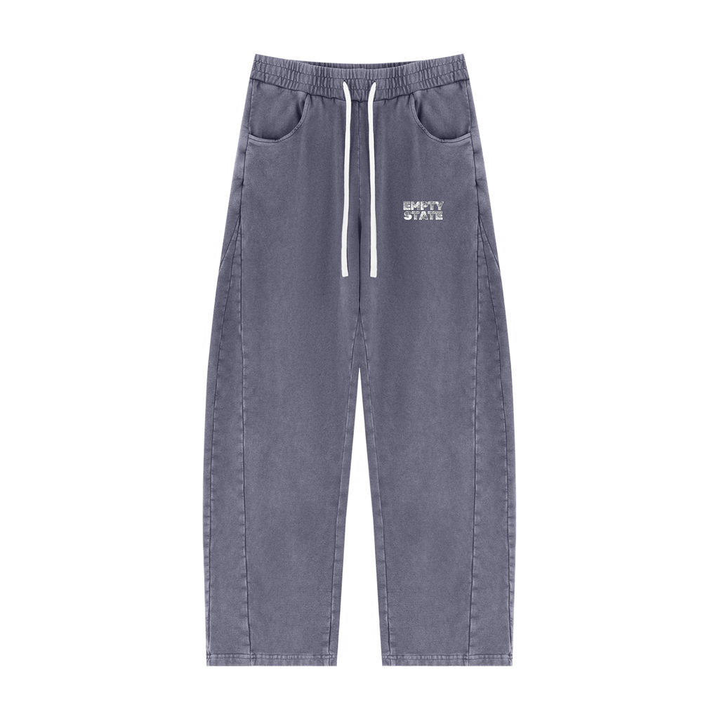 Empty State Unisex Mineral Wash Barrel Sweatpants