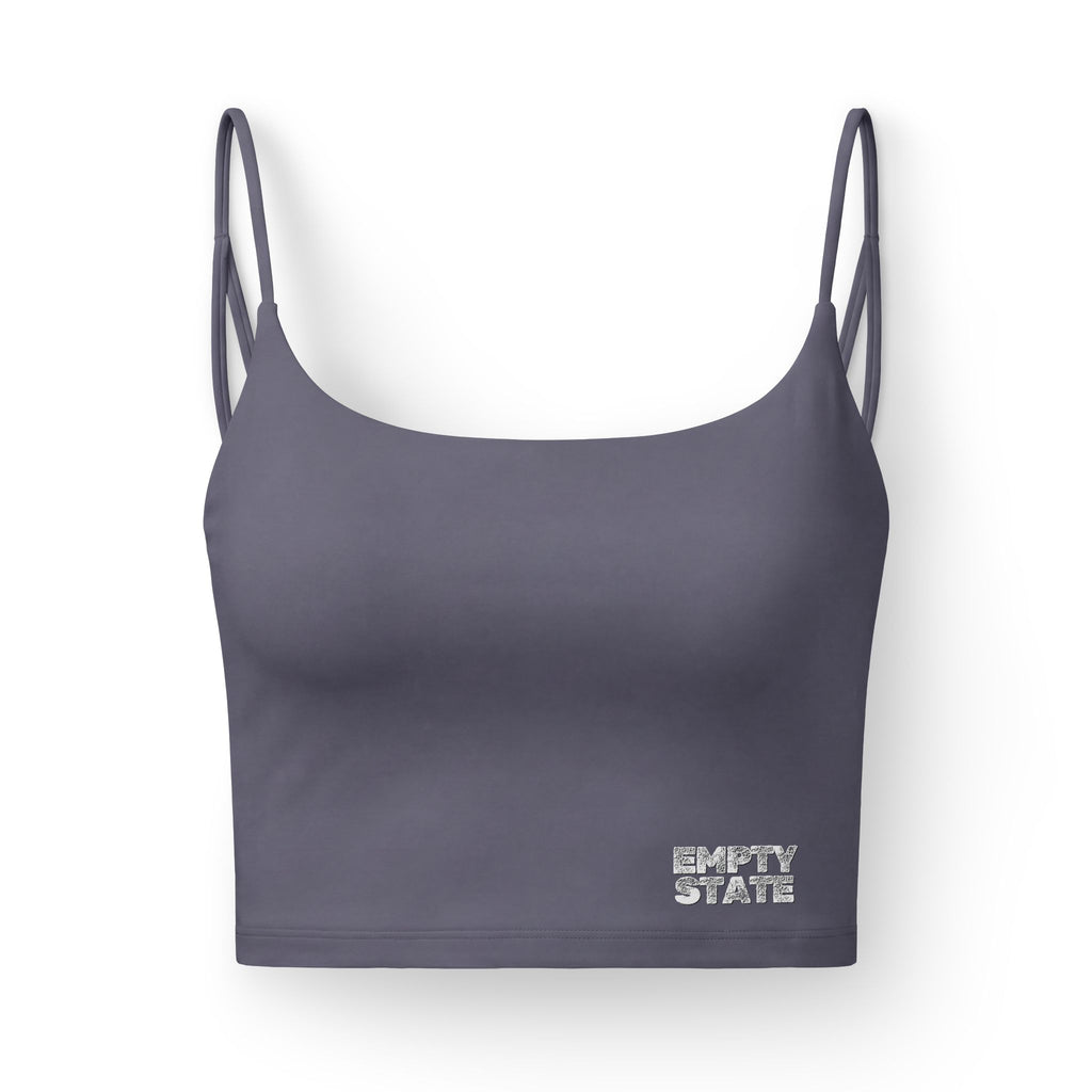 Luxe Crop Bra | Empty State Minimal Graphic