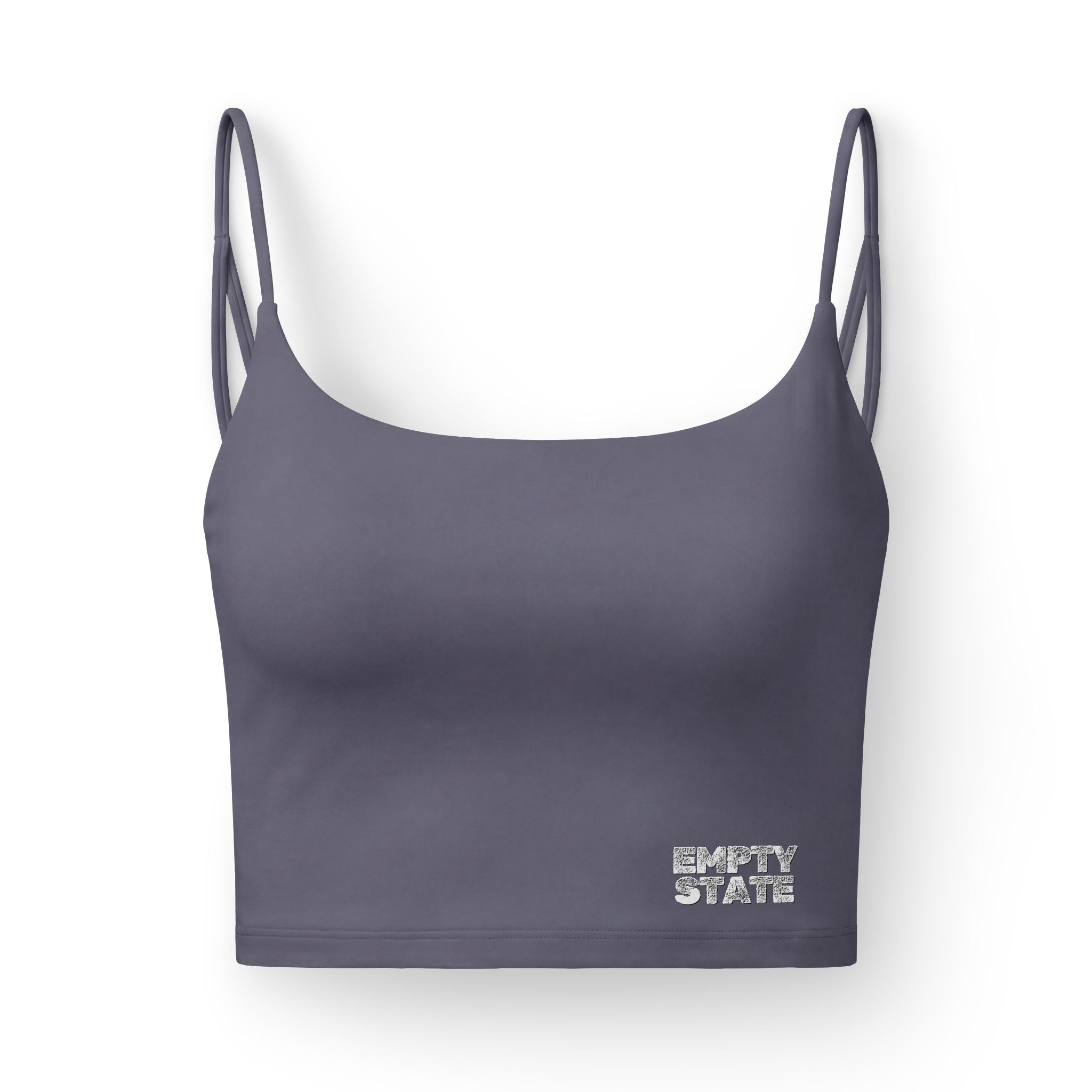 Luxe Crop Bra | Empty State Minimal Graphic