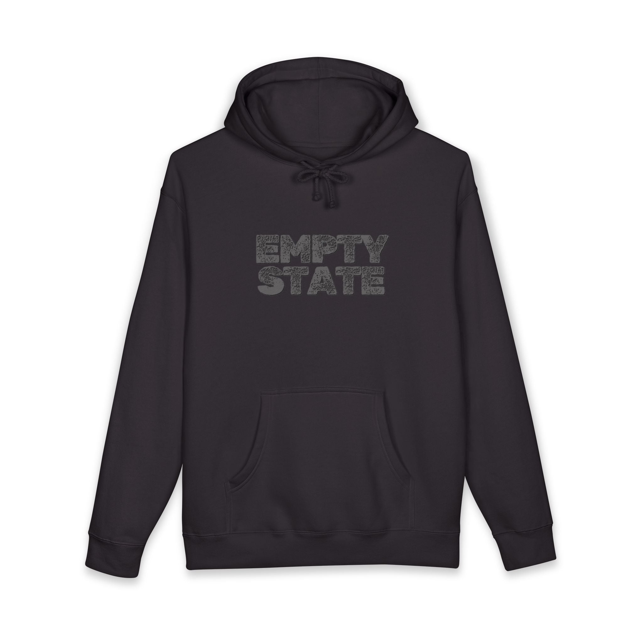 Empty State Hoodie | Distressed Text Graphic Hoodie