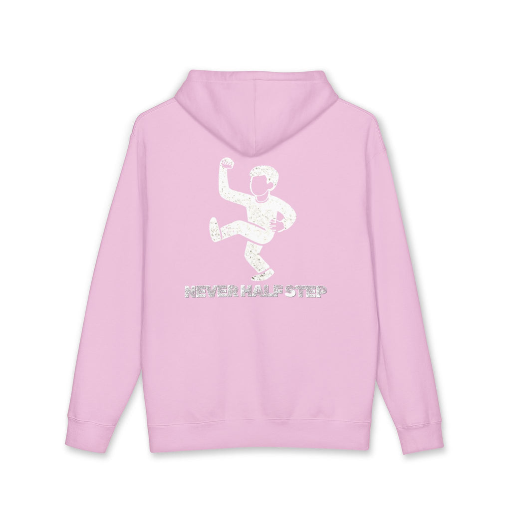 Empty State 'Never Half Step' Hoodie | Distressed Text Graphic Hoodie