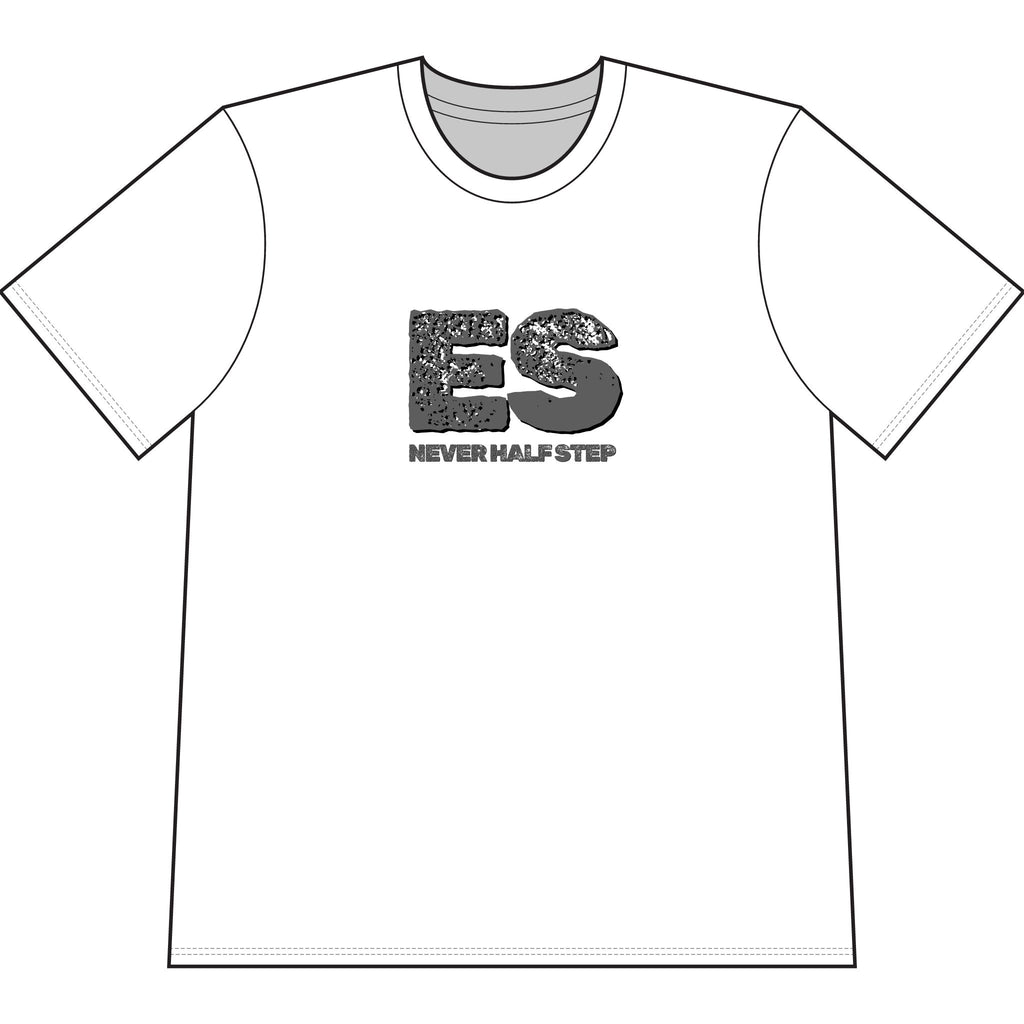 ES 'Never Half Step' Oversized T-Shirt | Garment-Dyed Vintage Streetwear
