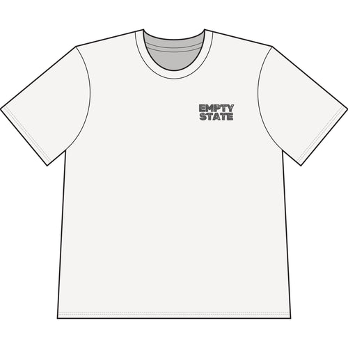 Cropped Never Half Step Character T-Shirt | Empty State Chest Logo