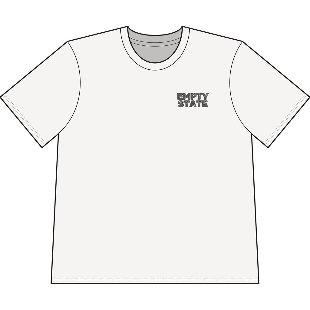 Empty State 'Never Half Step' Cropped T-Shirt | Garment-Dyed Vintage Streetwear