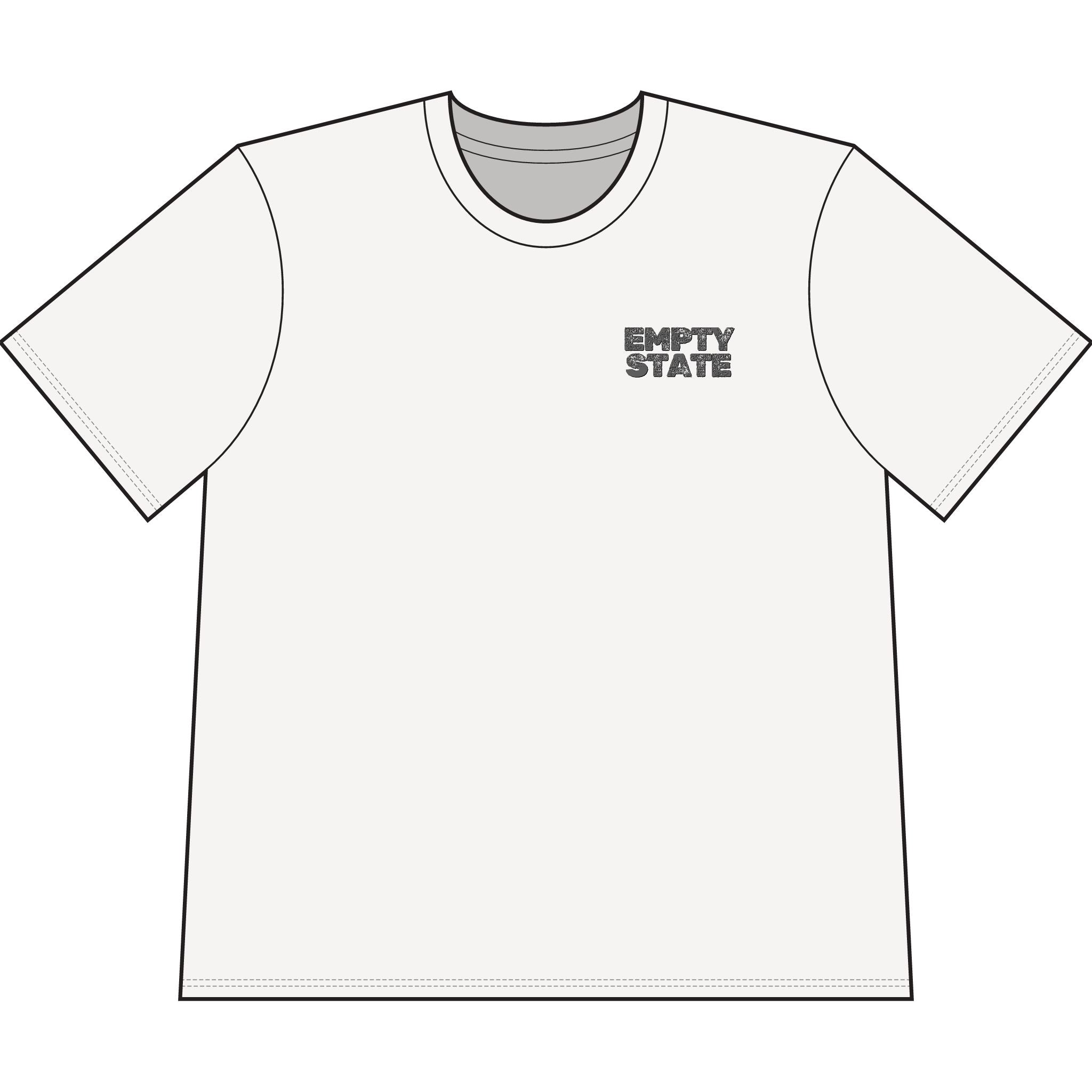 Empty State 'Never Half Step' Cropped T-Shirt | Garment-Dyed Vintage Streetwear