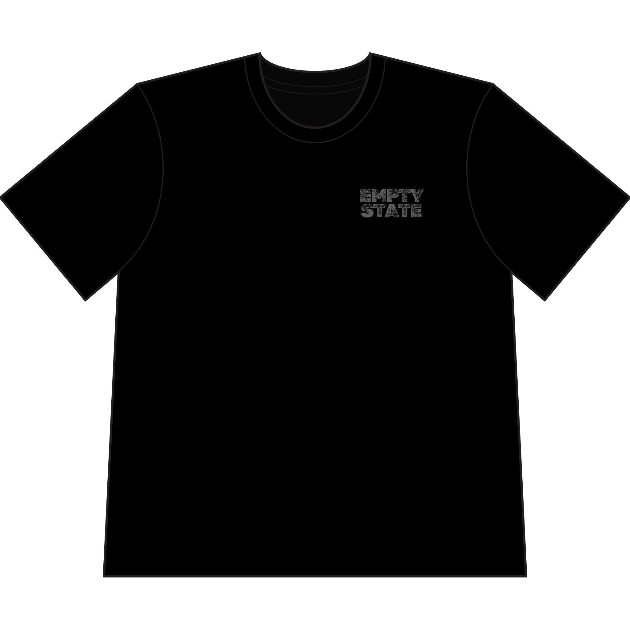 Cropped Never Half Step Character T-Shirt | Empty State Chest Logo