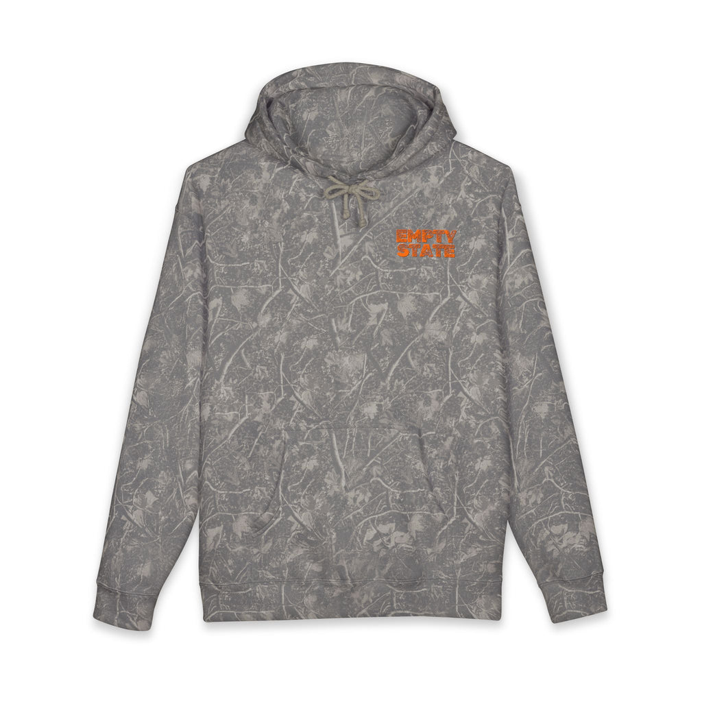 Never Half Step Character Hoodie | Distressed Text Graphic Hoodie