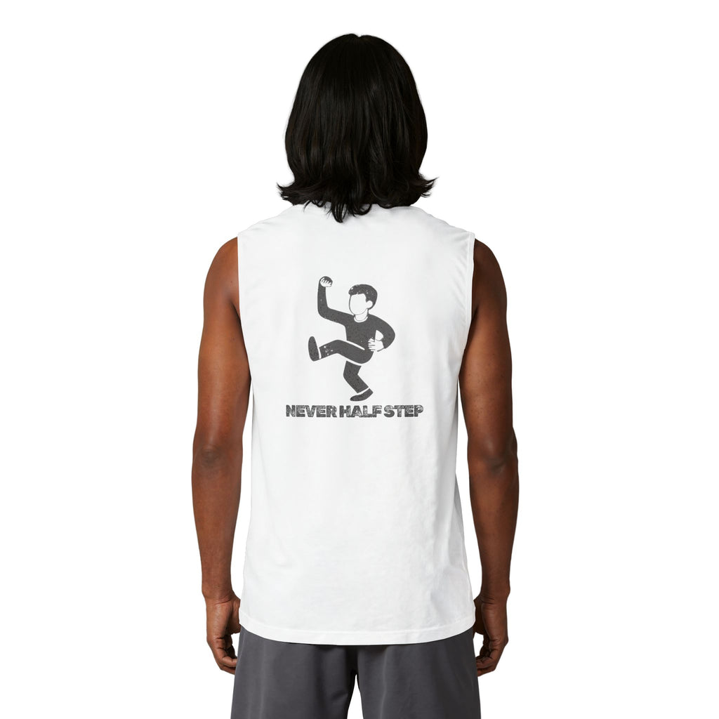 Empty State 'Never Half Step' Muscle Tank | Graphic Athletic Tank Top