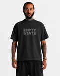 Empty State Cropped T-Shirt | Garment-Dyed Vintage Streetwear