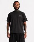Cropped Never Half Step Character T-Shirt | Empty State Chest Logo
