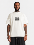 ES 'Never Half-Step' Cropped T-Shirt | Garment-Dyed Vintage Streetwear