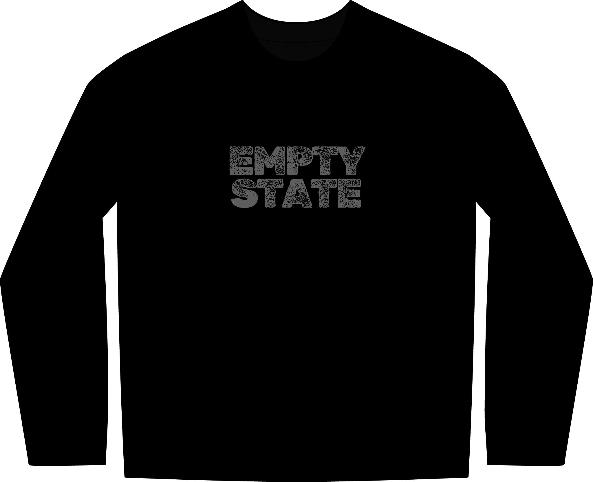 Empty State Long Sleeve Tee | Garment-Dyed Vintage Streetwear