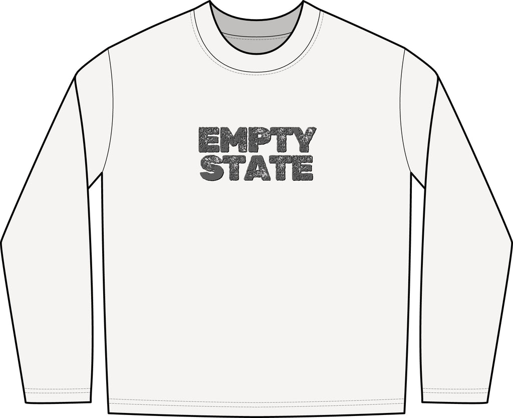 Empty State Long Sleeve Tee | Garment-Dyed Vintage Streetwear