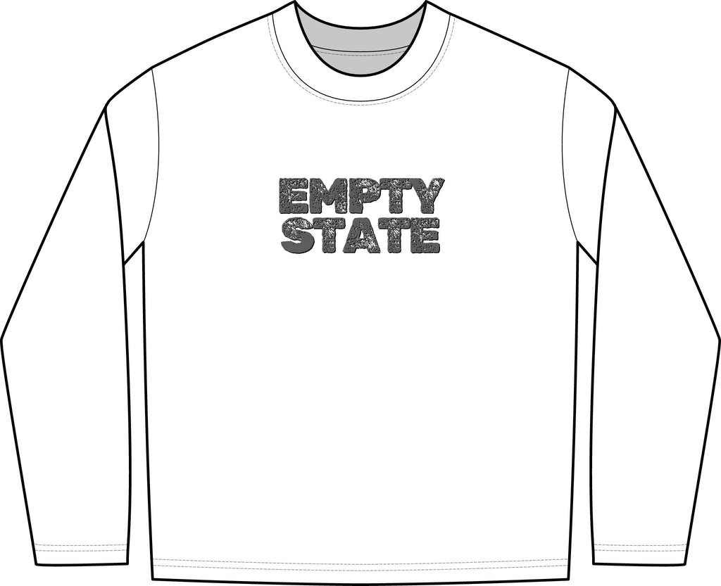 Empty State Long Sleeve Tee | Garment-Dyed Vintage Streetwear