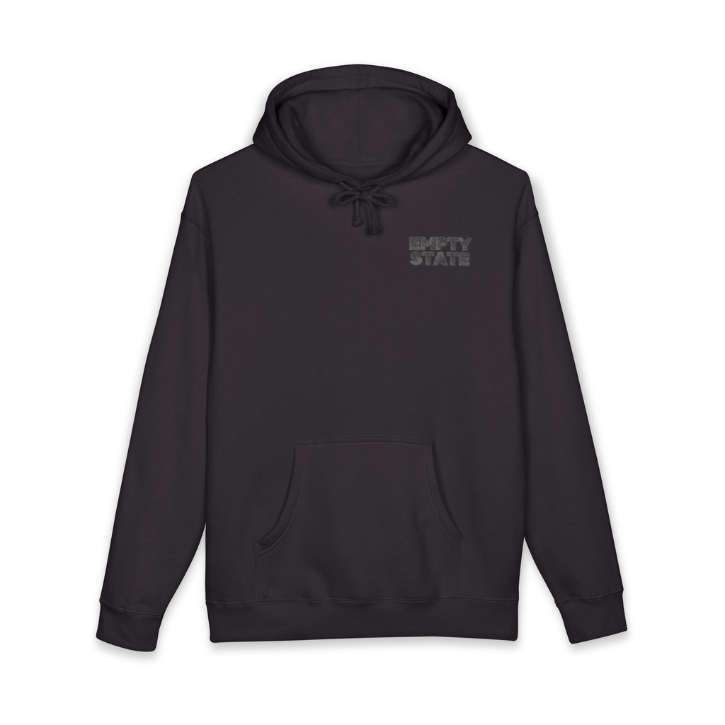 Empty State 'Never Half Step' Hoodie | Distressed Text Graphic Hoodie