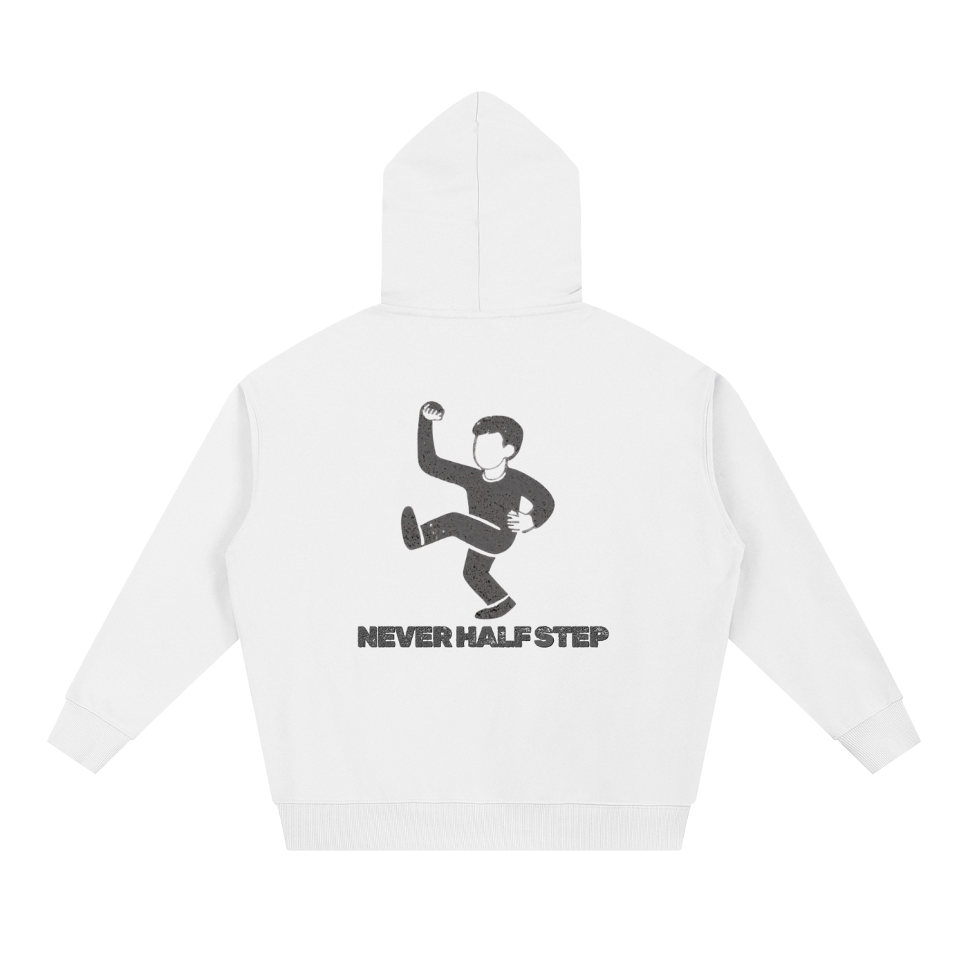 Empty State 'Never Half Step' Essential Heavyweight Hoodie