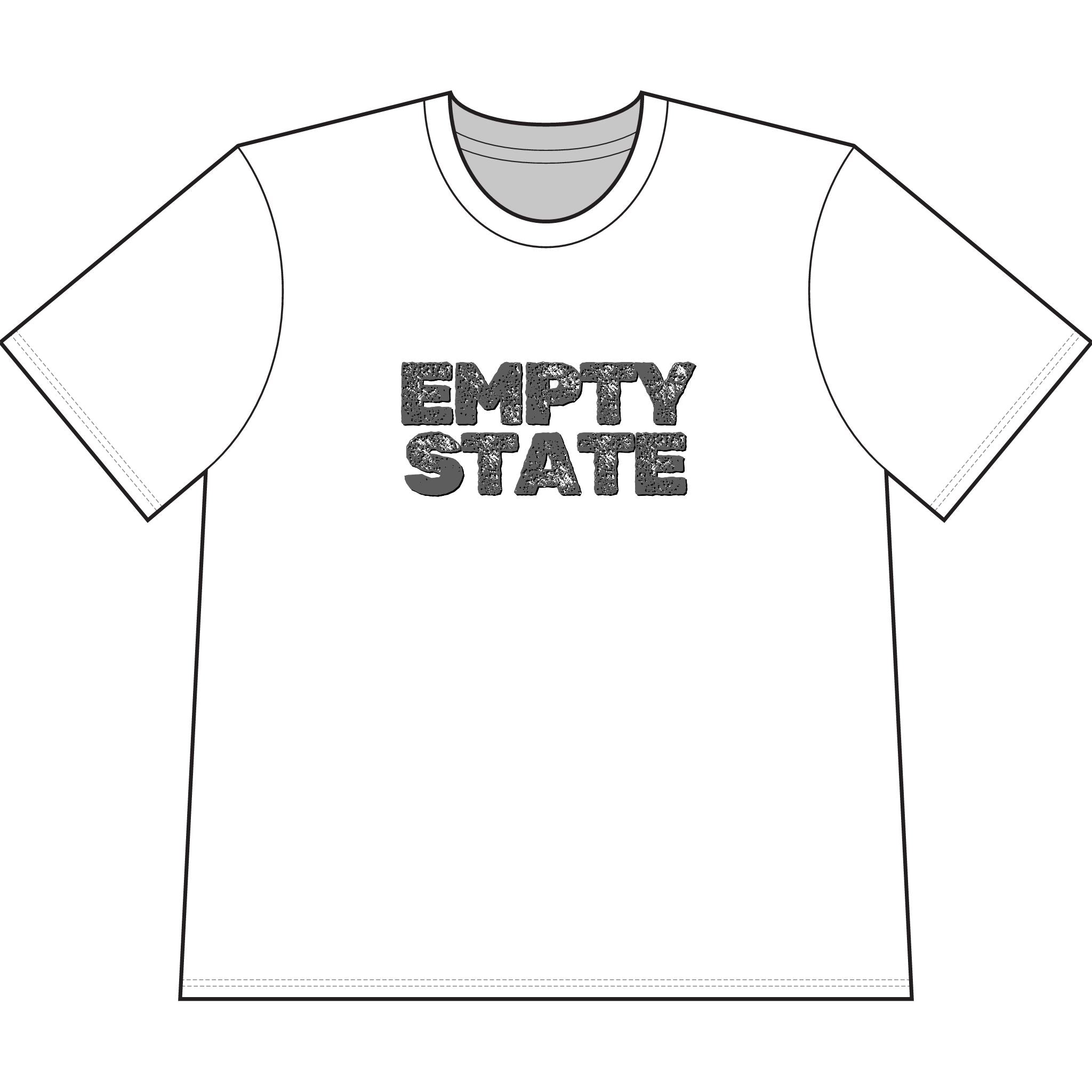 Empty State Cropped T-Shirt | Garment-Dyed Vintage Streetwear