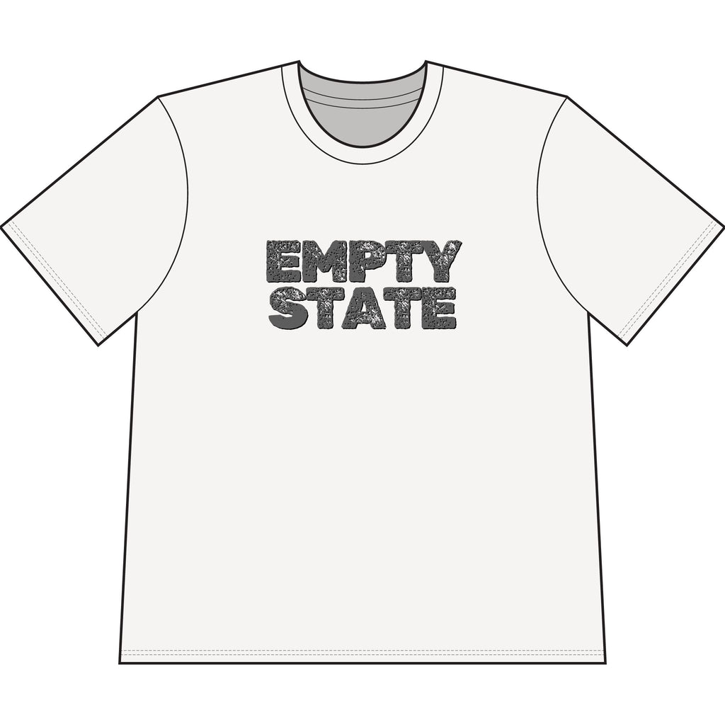 Empty State Cropped T-Shirt | Garment-Dyed Vintage Streetwear