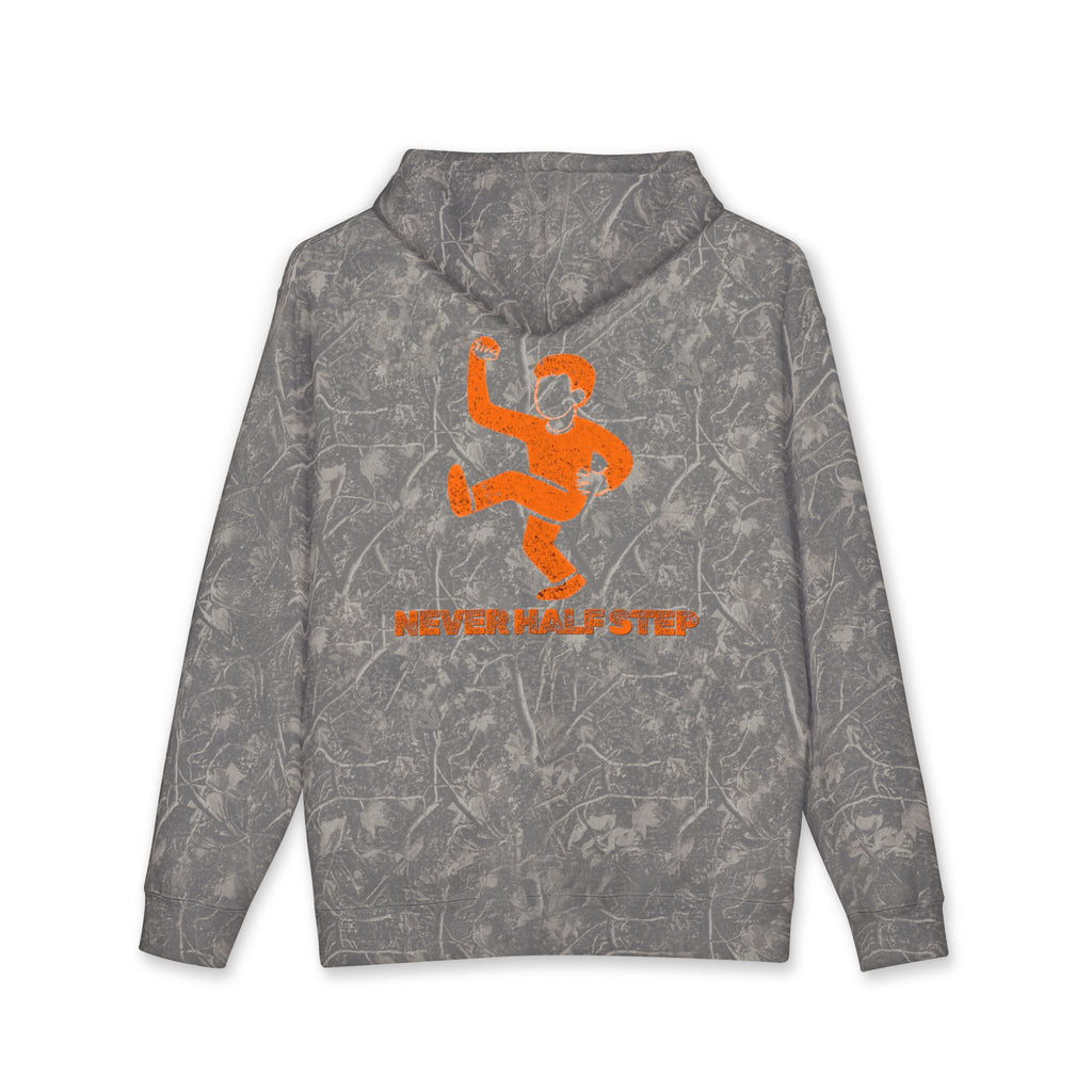 Empty State 'Never Half Step' Hoodie | Distressed Text Graphic Hoodie