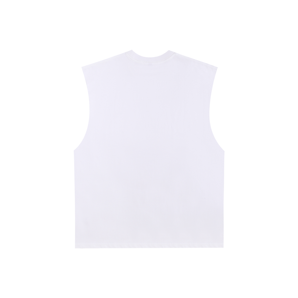 ES 'Never Half Step' Raw Edge Cotton Tank Top