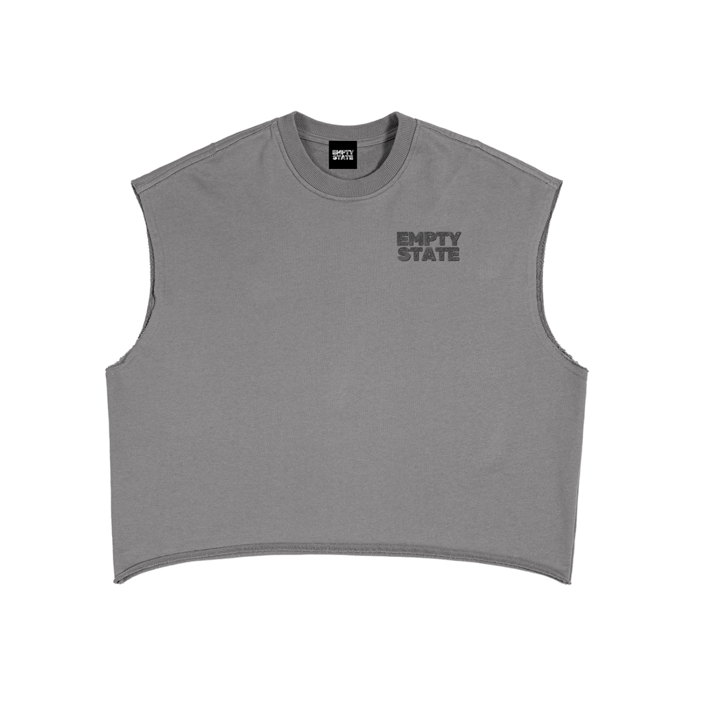 'Never Half Step' French Terry Boxy Tank Top