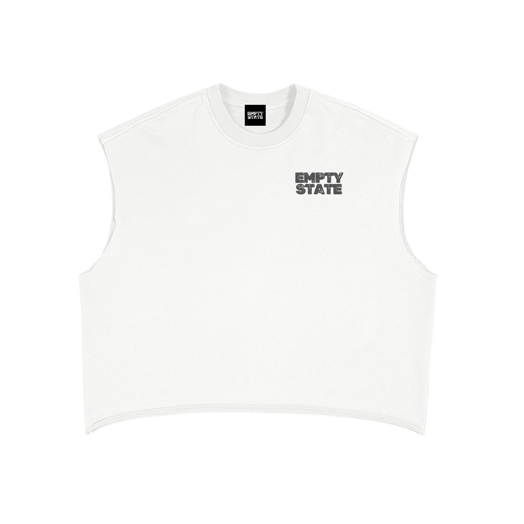 'Never Half Step' French Terry Boxy Tank Top