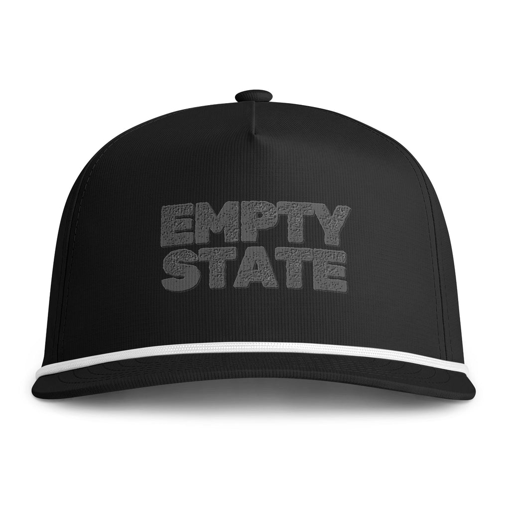 Empty State embroidered cap | Rope bill hat, distressed sunwashed look