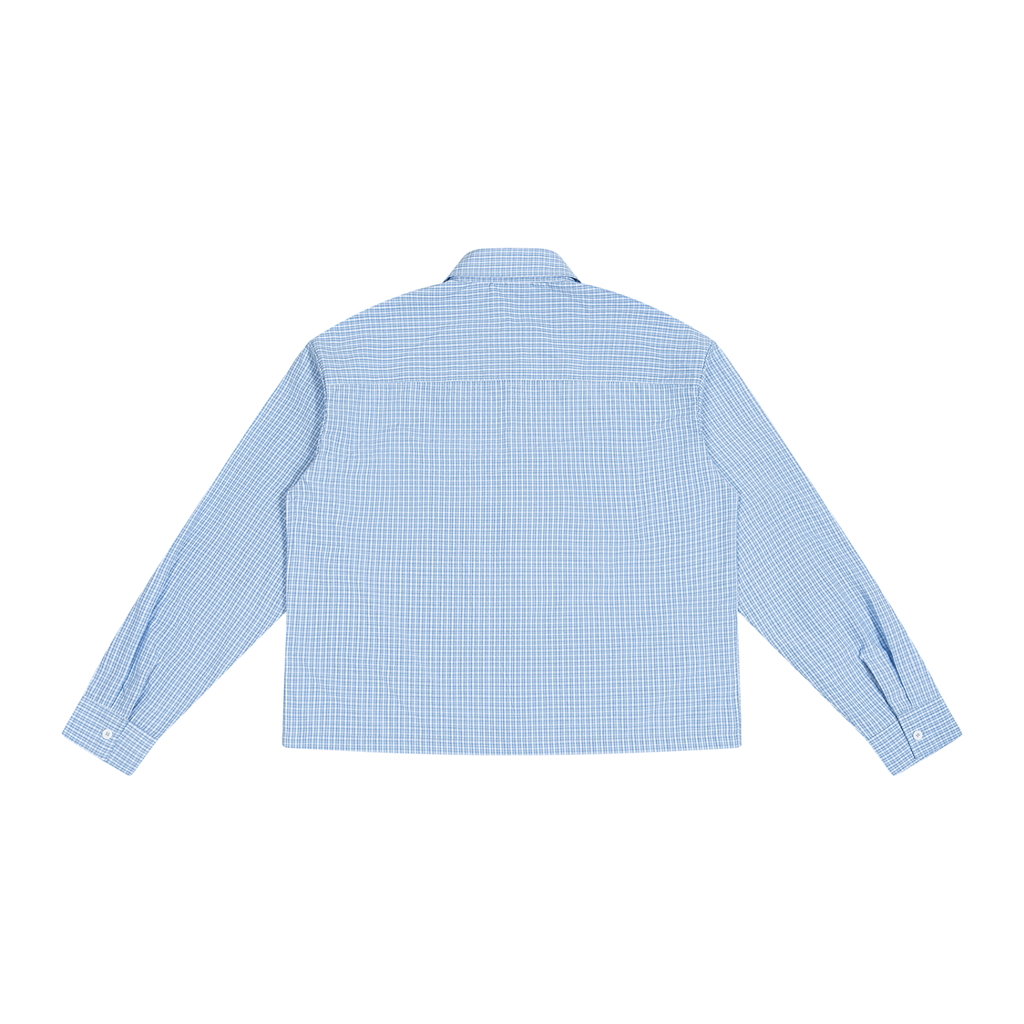 Empty State Unisex Boxy Plaid Long Sleeve Shirt