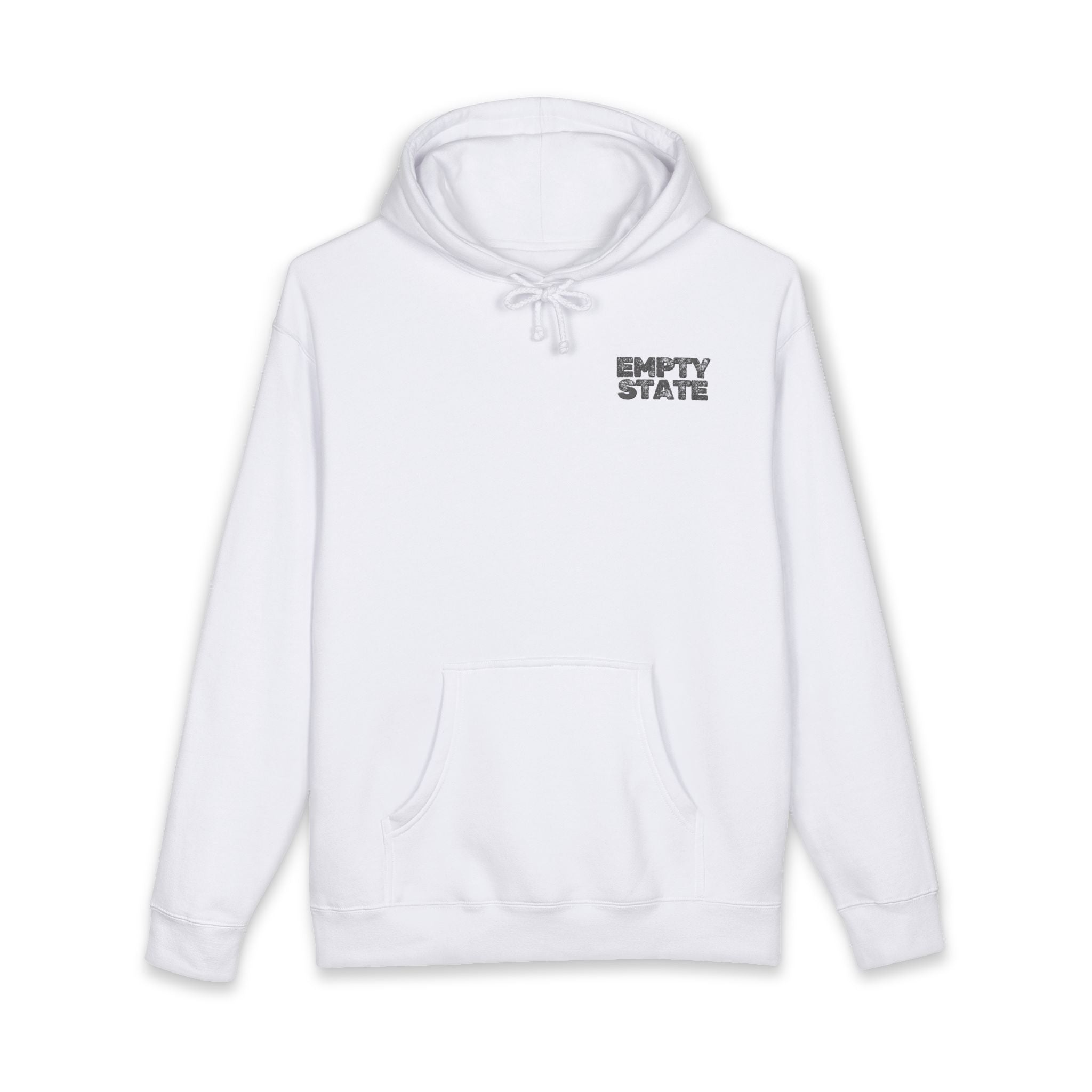 Empty State 'Never Half Step' Hoodie | Distressed Text Graphic Hoodie