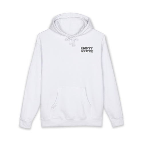 Empty State 'Never Half Step' Hoodie | Distressed Text Graphic Hoodie