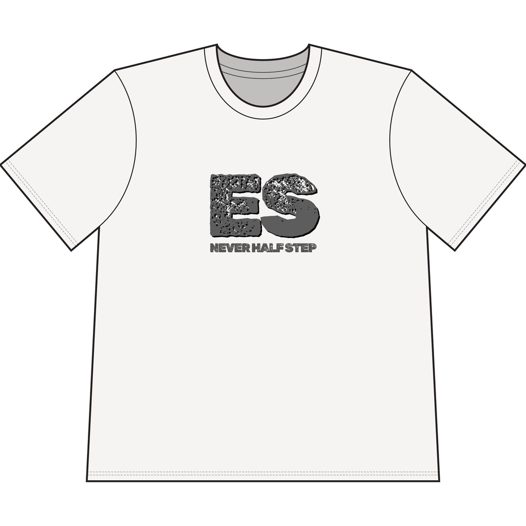 ES 'Never Half-Step' Cropped T-Shirt | Garment-Dyed Vintage Streetwear