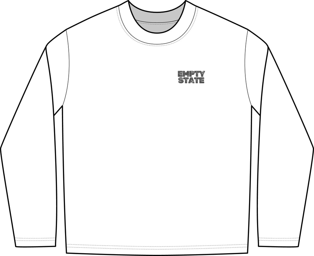 Empty State 'Never Half Step' Long Sleeve Tee | Garment-Dyed Vintage Streetwear
