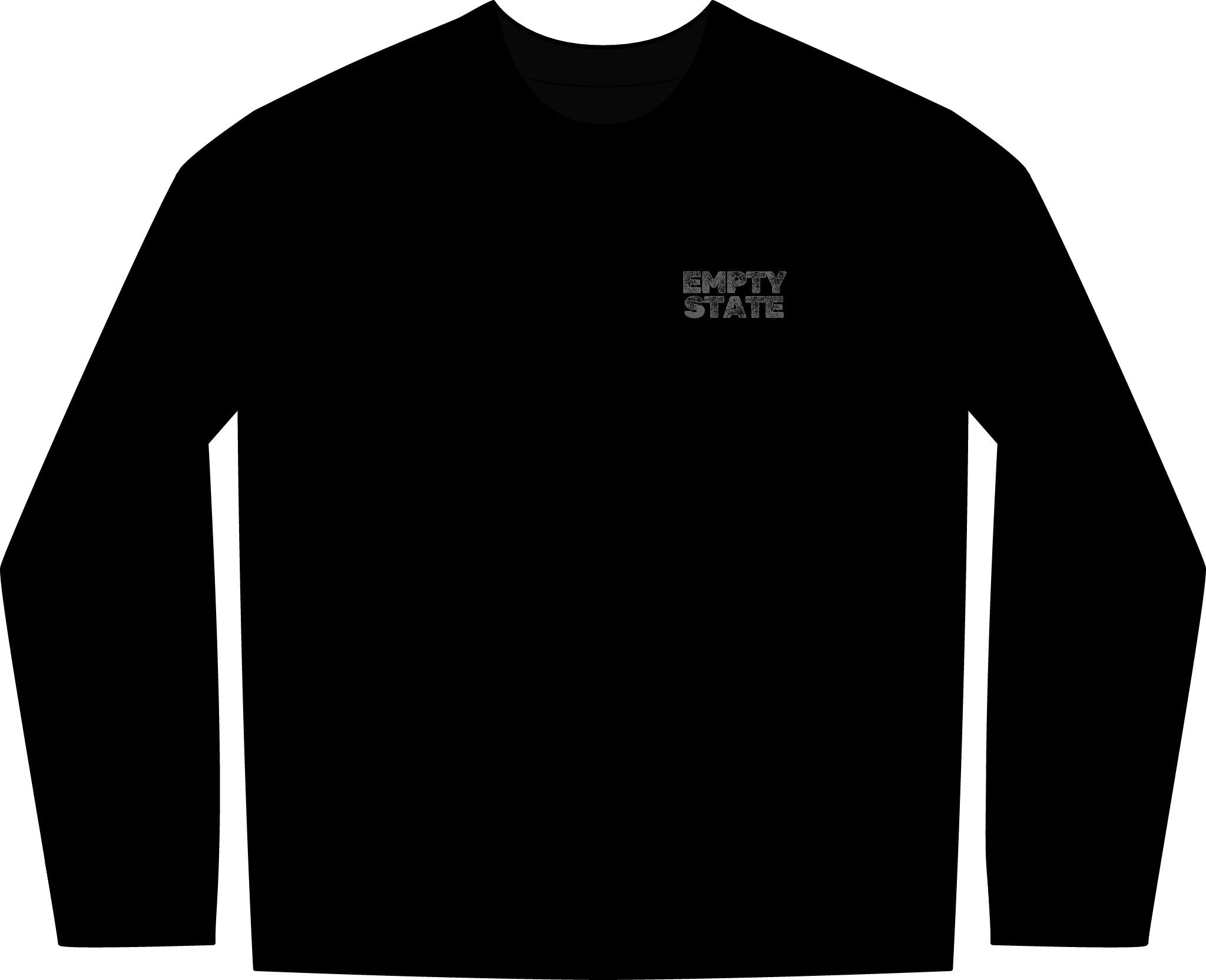 Empty State 'Never Half Step' Long Sleeve Tee | Garment-Dyed Vintage Streetwear