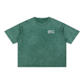 Empty State 'Never Half Step' Mineral Wash Boxy Cotton T-Shirt