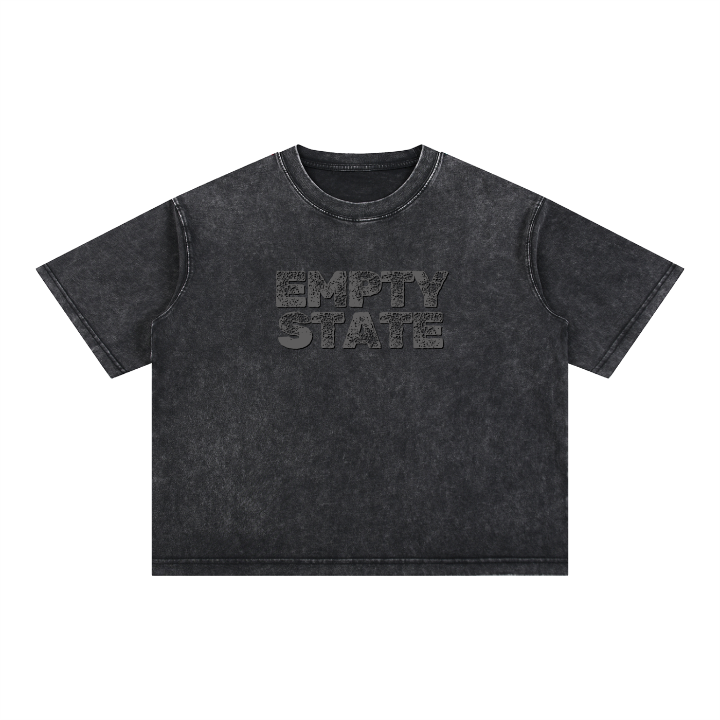 Empty State Mineral Wash Boxy Cotton T-Shirt