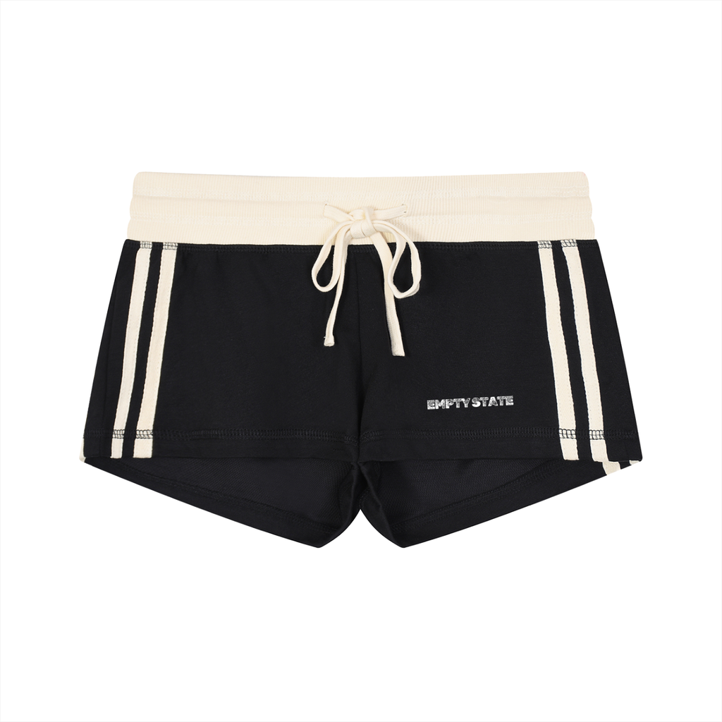 Empty State Women's Contrast Stripe Track Shorts