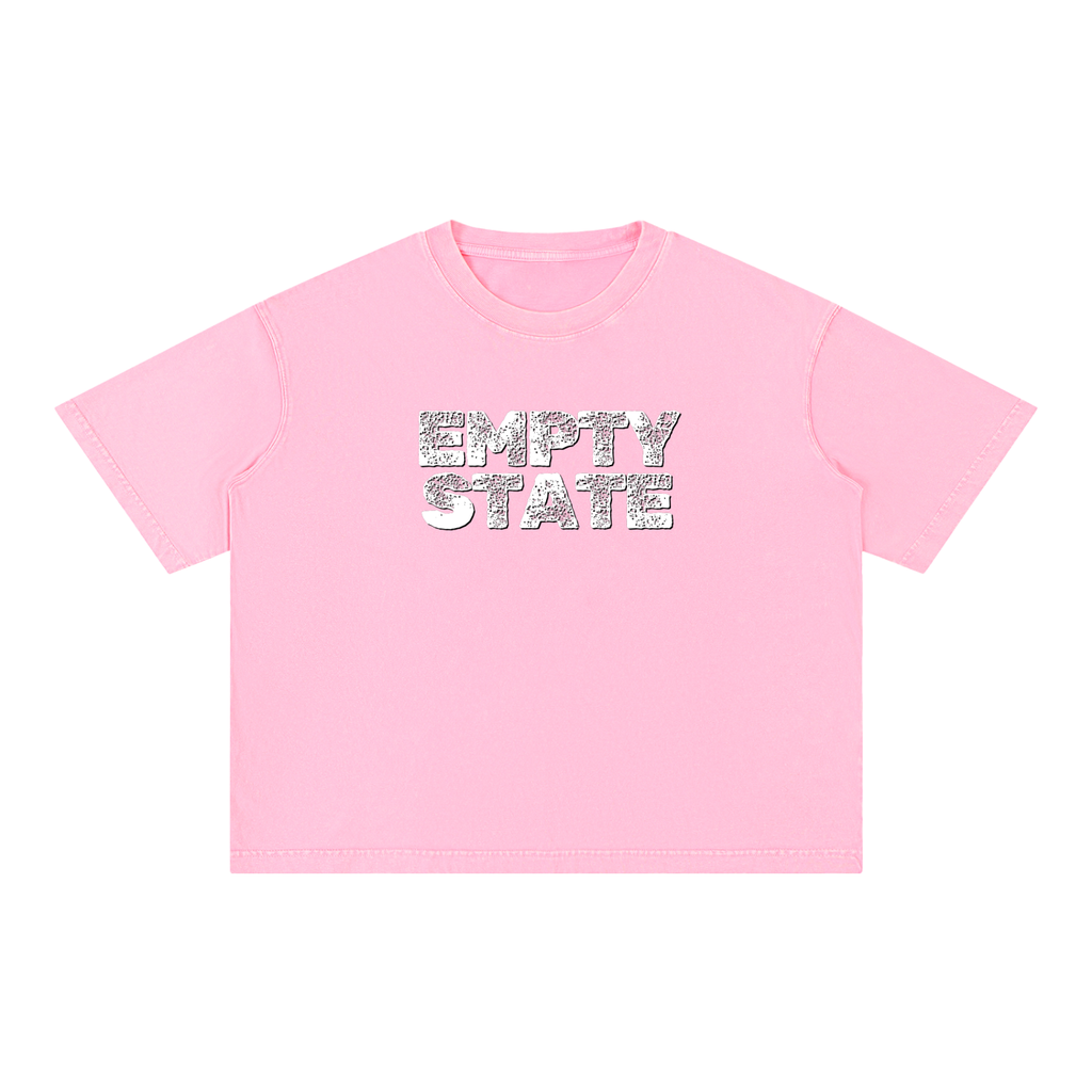 Empty State Mineral Wash Boxy Cotton T-Shirt
