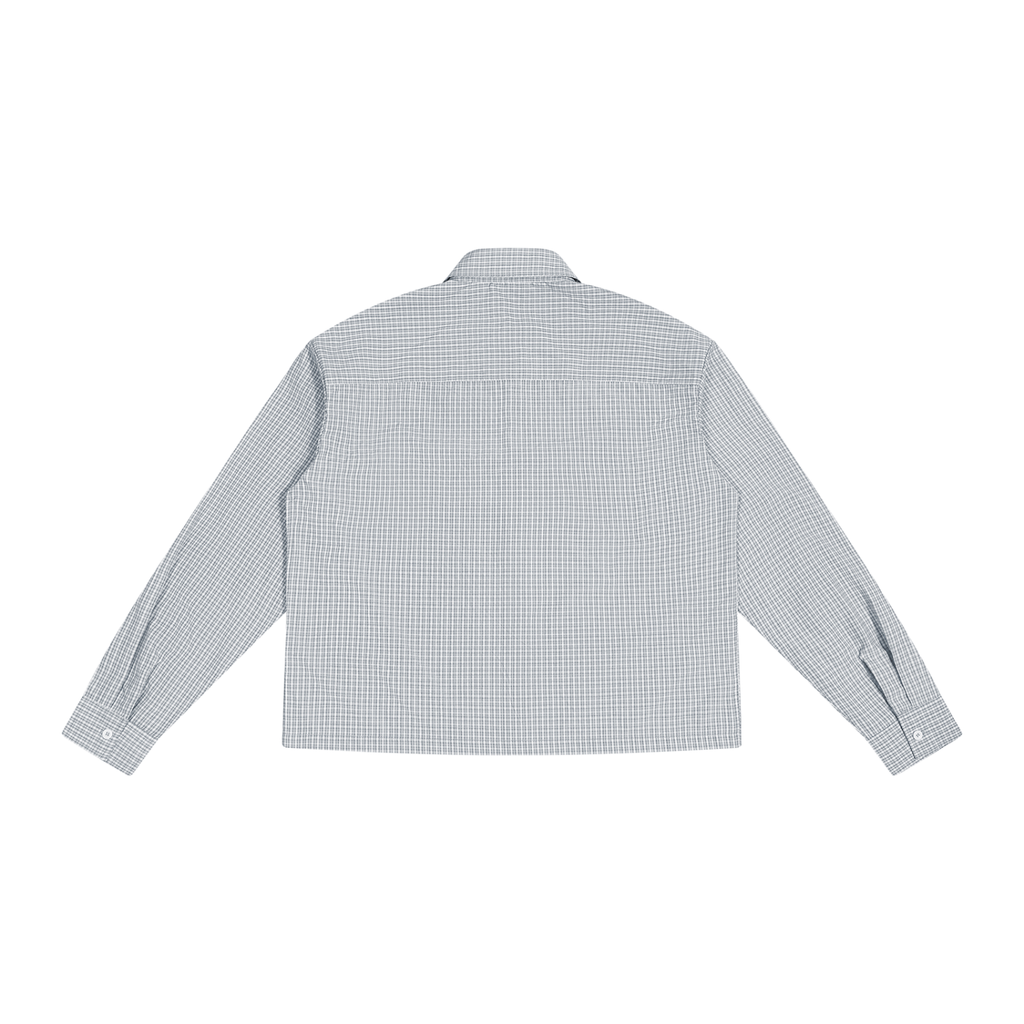 Empty State Unisex Boxy Plaid Long Sleeve Shirt