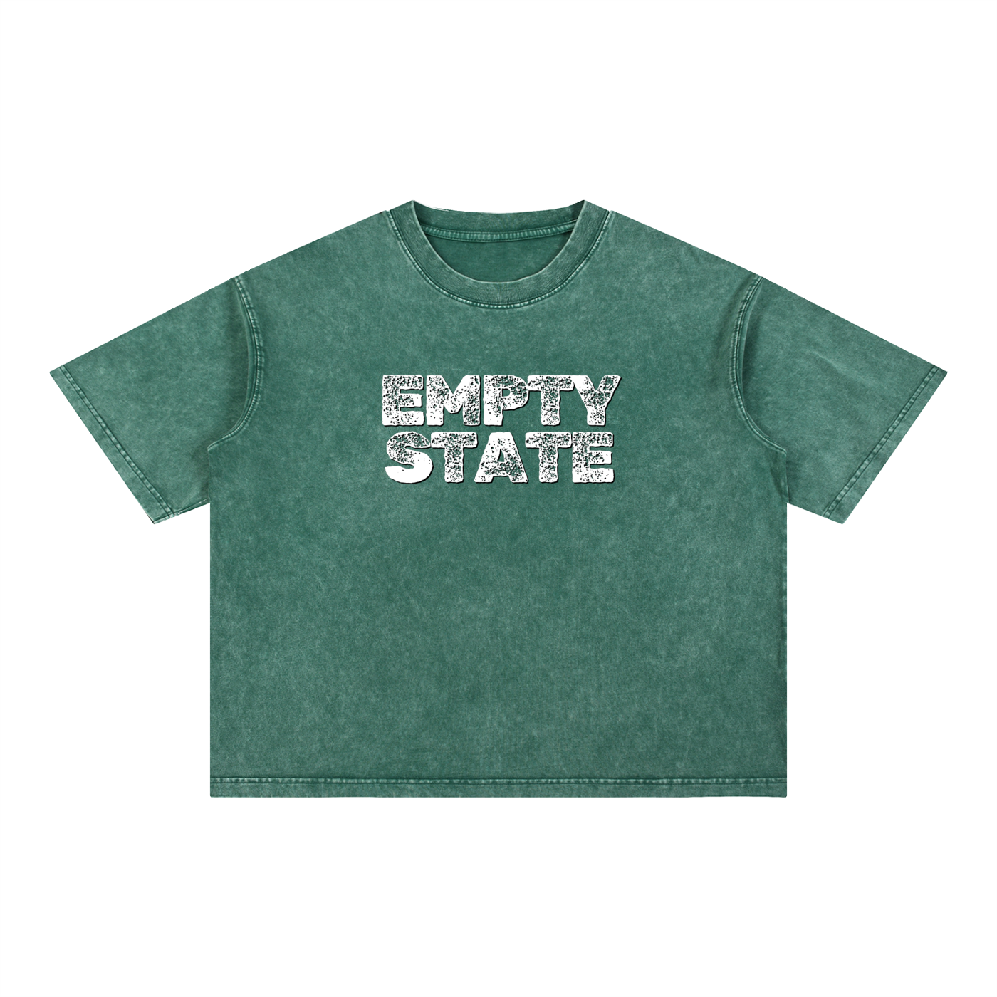 Empty State Mineral Wash Boxy Cotton T-Shirt