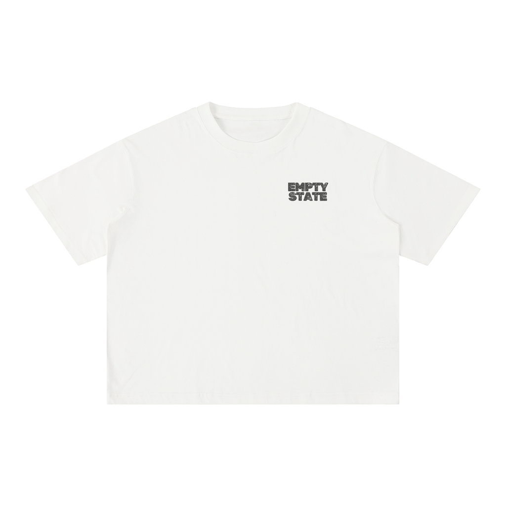 Empty State 'Never Half Step' Mineral Wash Boxy Cotton T-Shirt