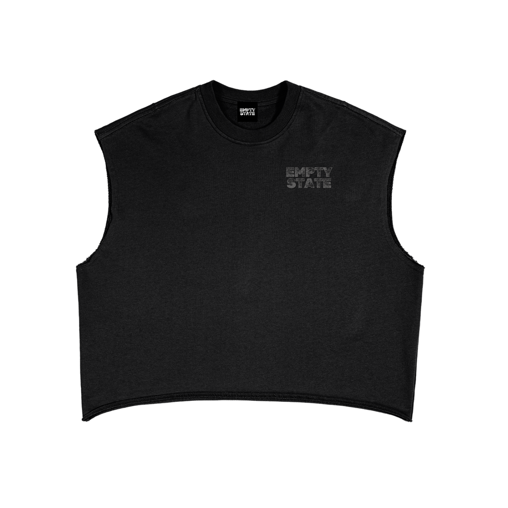 'Never Half Step' French Terry Boxy Tank Top