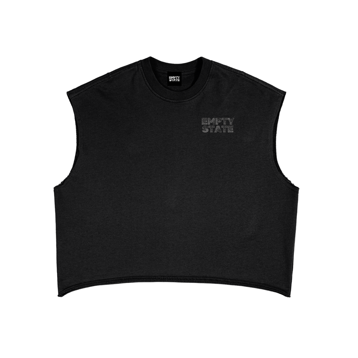 'Never Half Step' French Terry Boxy Tank Top